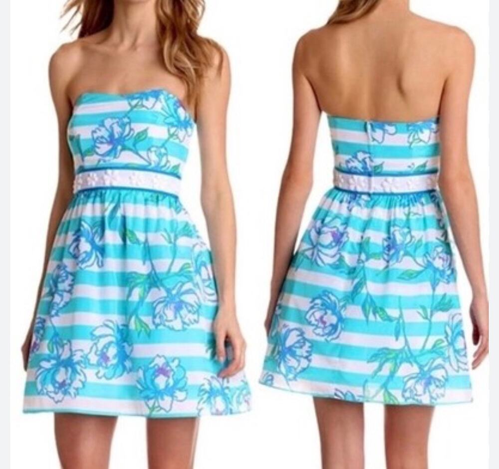 Lilly Pulitzer Women's Langley Shorely Dress Blue